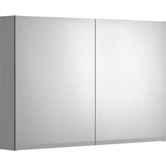 Gustavsberg Artic spejlskab med lys, 99,4x66,2 cm, grå