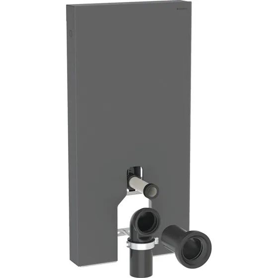 Geberit Monolith Plus cisterne til back-to-wall toilet, sort glas