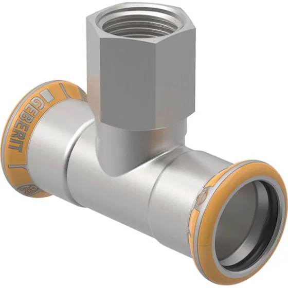 Geberit Mapress Therm Rustfri Tee 22 x 3/4" x 22 mm