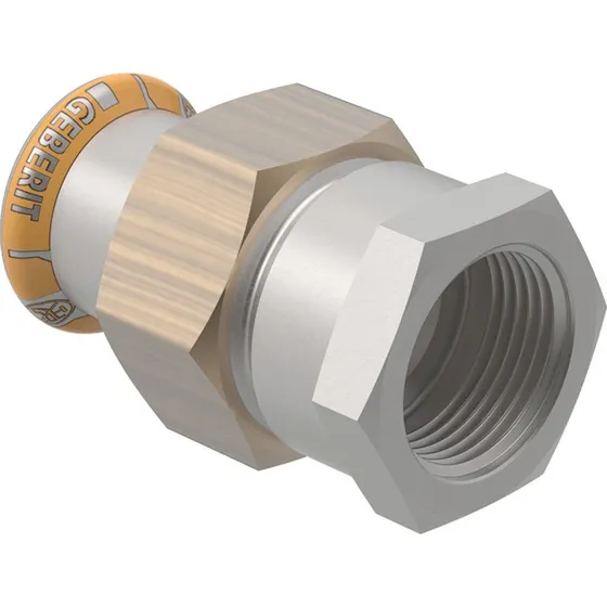 Geberit Mapress Therm Union 18 mm x 1/2" muffe/muffe