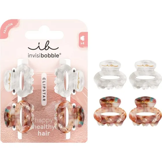 Invisibobble Fashion Clipstar Petit Bijoux S - 4 stk.