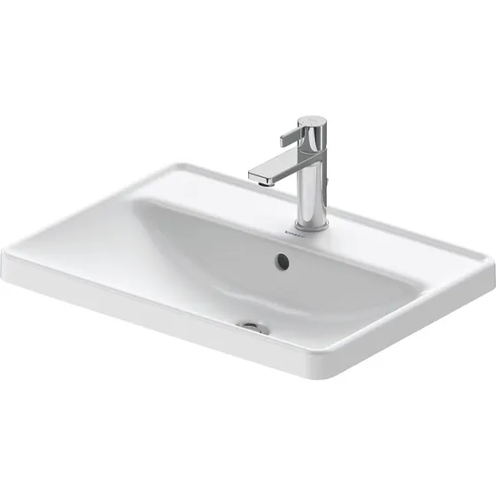 Duravit D-Neo håndvask til nedfældning, 600x170x440mm, hvid højglans