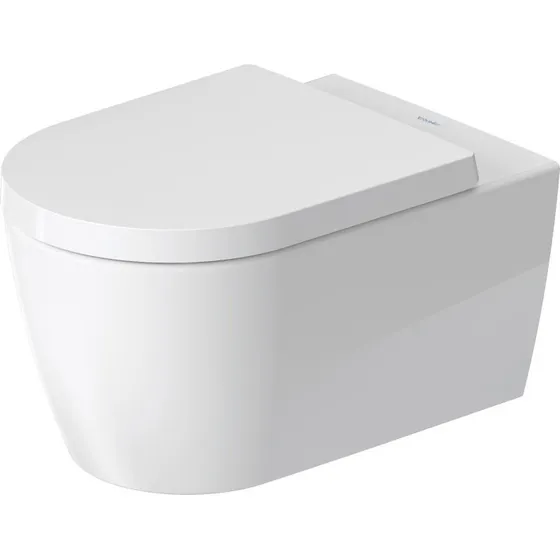 Duravit ME by Starck væghængt toilet, rimless, mat hvid