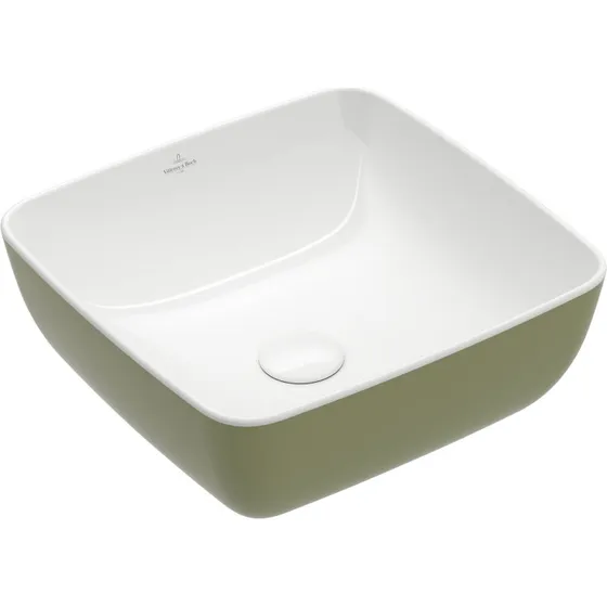 Villeroy & Boch Artis håndvask, 41x41 cm, grøn