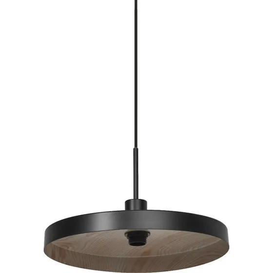 Osram Decor Plate pendel i sort metal og træ