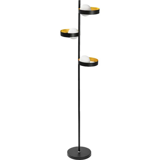 Osram Decor Memphis gulvlampe i sort stål og glas