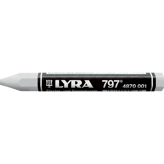 Lyra universal markeringskridt, hvid, 12 mm
