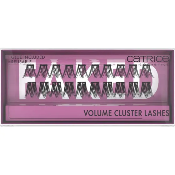 Catrice Faked Volume Cluster Lashes med lim og applikator
