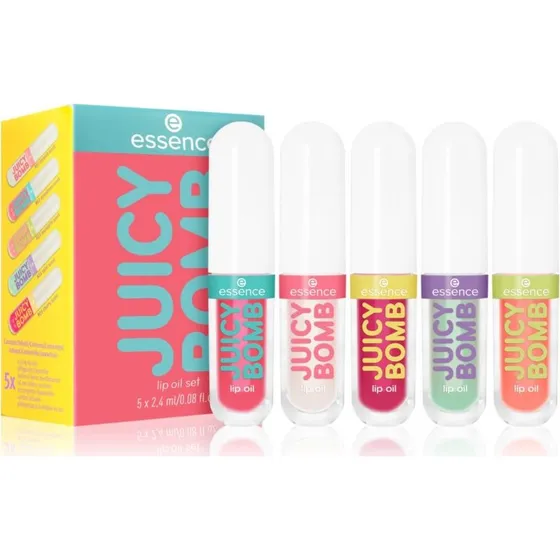 essence Juicy Bomb læbestift gavesæt 5 stk.