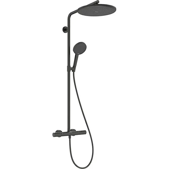 Hansgrohe Raindance Alive S Puro Showerpipe 300 - Sort Krom PVD