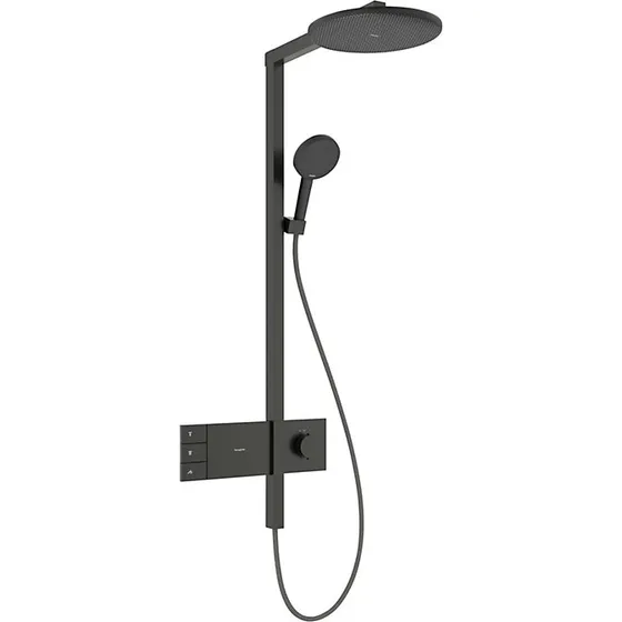 Hansgrohe Raindance Alive S Showerpipe 300 2jet Børstet Sort Krom