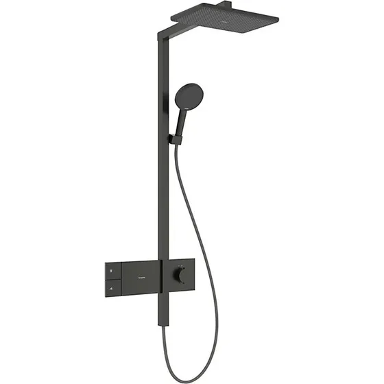 Hansgrohe Raindance Alive Q Showerpipe 210/340 - Børstet Sort PVD