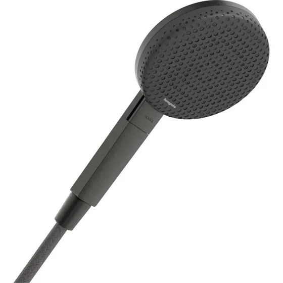 Hansgrohe Raindance Alive S håndbruser, børstet sort krom, 125 mm