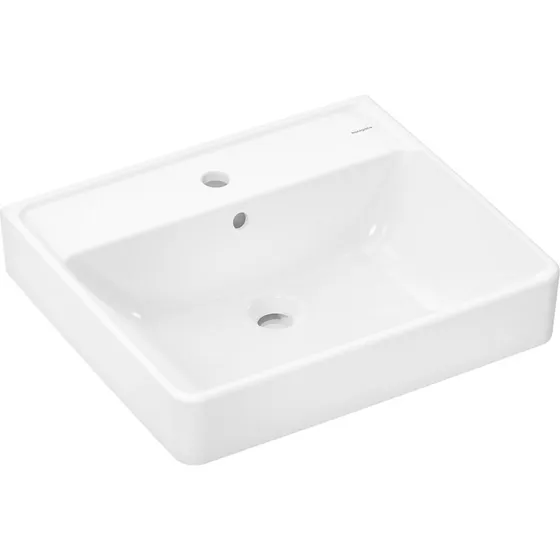 Hansgrohe Xanuia Q håndvask 55x48 cm hvid med hanehul