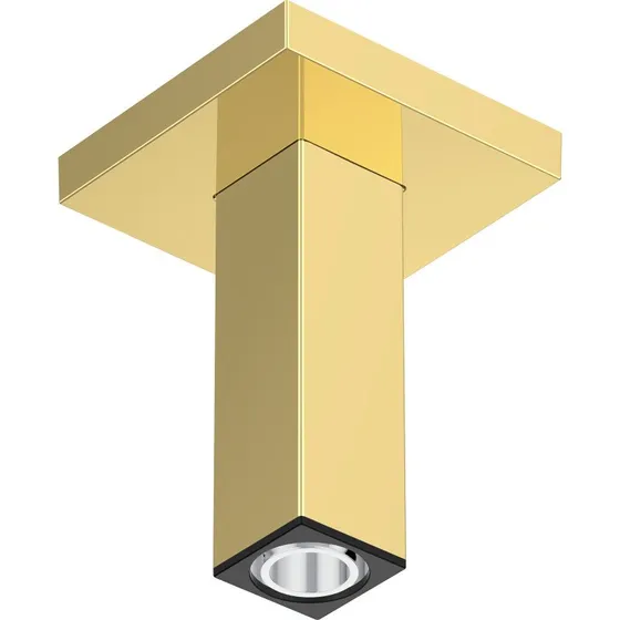 Hansgrohe brusearm i guld, 10 cm