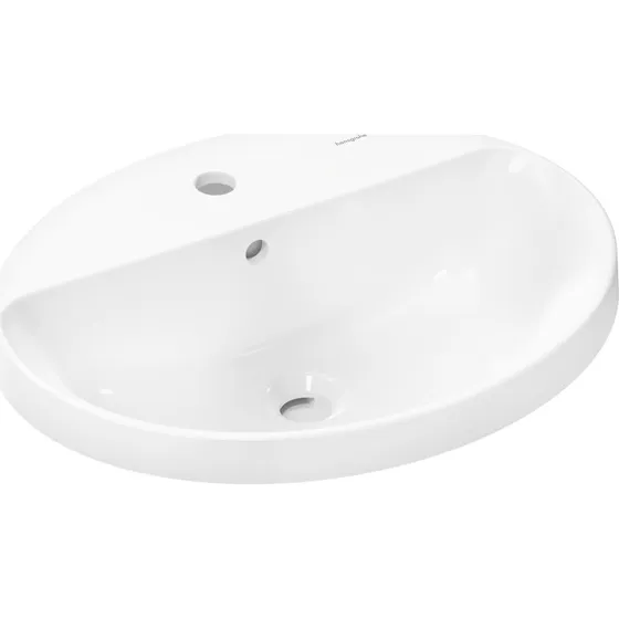Hansgrohe Xuniva D håndvask, 55x45 cm, hvid