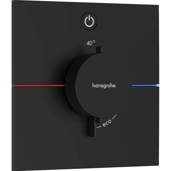 Hansgrohe ShowerSelect Comfort E brusearmatur, sort