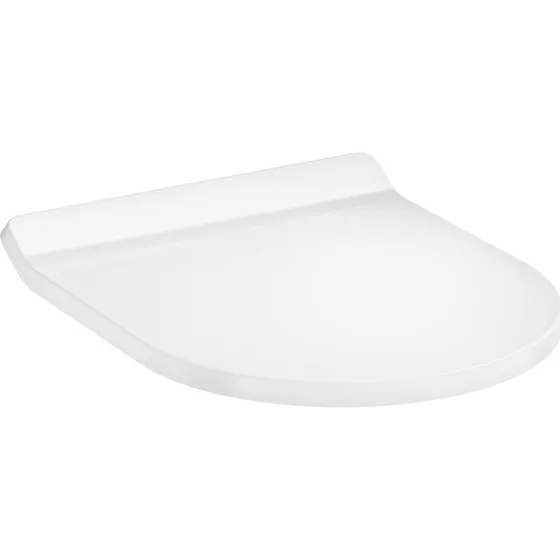 Hansgrohe EluPura S Slim toiletsæde, soft close, hvid