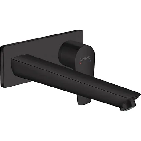 Hansgrohe Talis E 2-H Vægarmatur, Mat Sort, 225mm tud