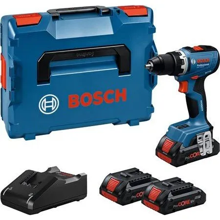 Bosch GSR 18V-65 3x4Ah PC L-BOXX bore-/skruemaskine