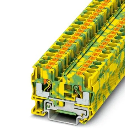 Jordklemme PT 6-PE 3211822 - Grøn/Gul Push-in