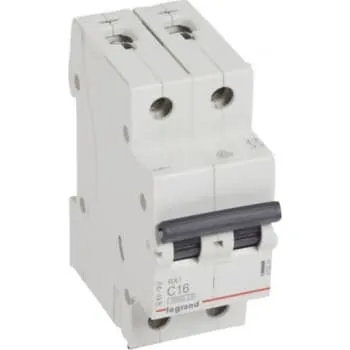 Legrand RX3 MCB Automatsikring C16 2-pol 2M 6kA