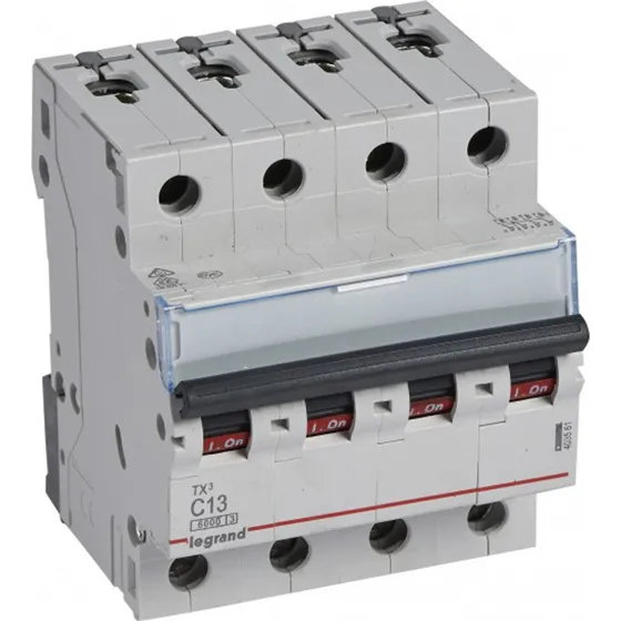 Legrand TX3 Automatsikring kl. C, 4P, 13A