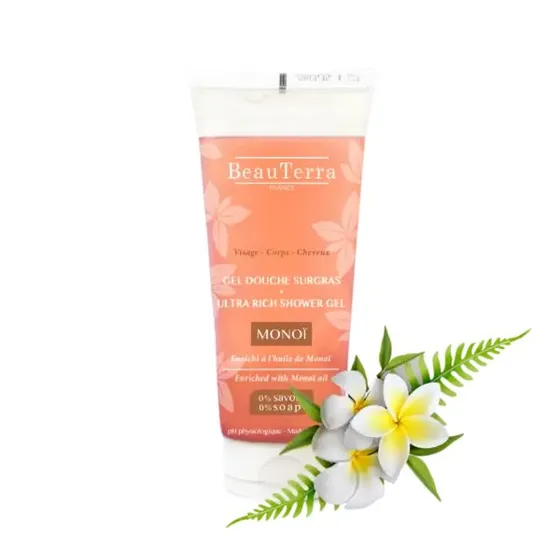 Beau Terra Ultra Rich Shower Gel Monoi, 200ml
