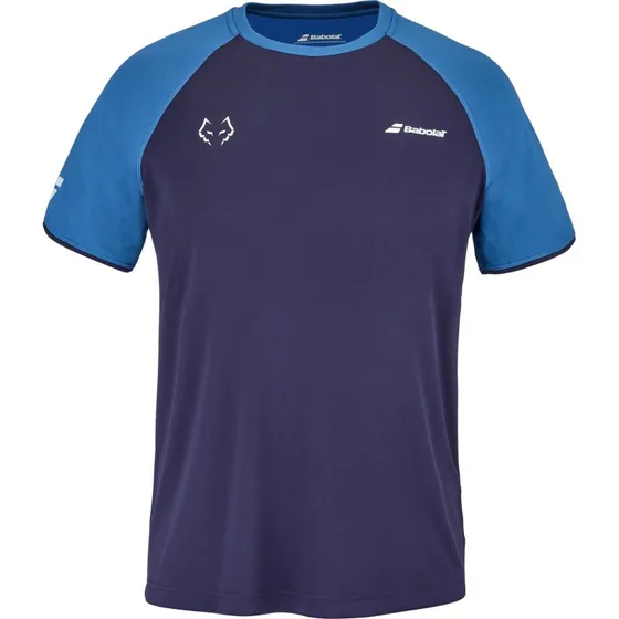Babolat Crew Neck Tee Juan Lebron - Baritone Blue