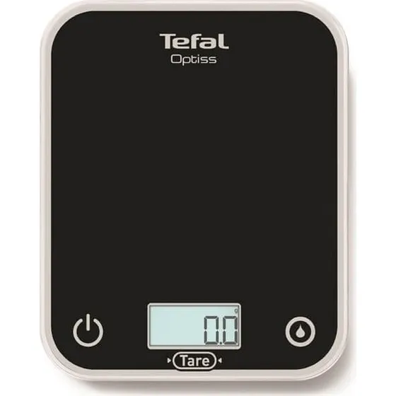 Tefal Optiss Køkkenvægt Sort med LCD-display