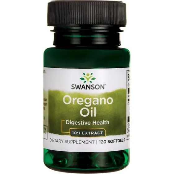 Swanson Oregano Olie 10:1 Ekstrakt 150 mg – 120 Softgels