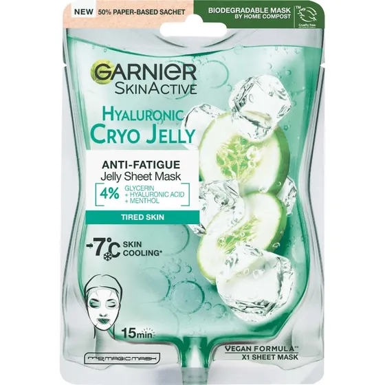 Garnier SkinActive Hyaluronic Cryo Jelly Face Sheet Mask