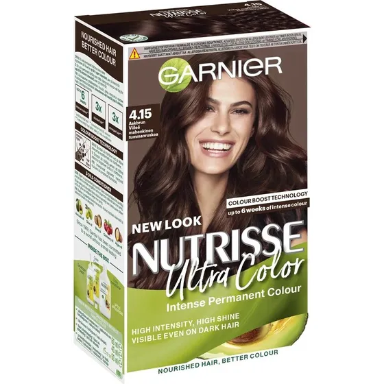 Garnier Nutrisse Ultra Color 4.15 Ashy Brown 160 ml