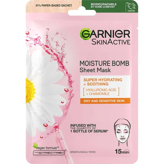 Garnier SkinActive Moisture Bomb Super Hydrating & Soothing Mask