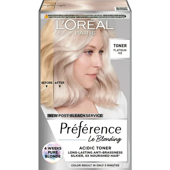 L'Oréal Paris Préférence Le Blonding Acidic Toner - Platinum Ice