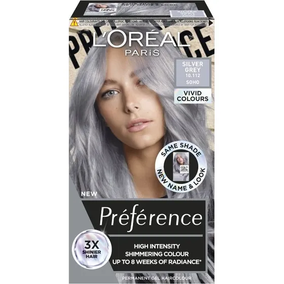 L'Oréal Paris Préférence Vivid Colors 10.112 Silver Grey
