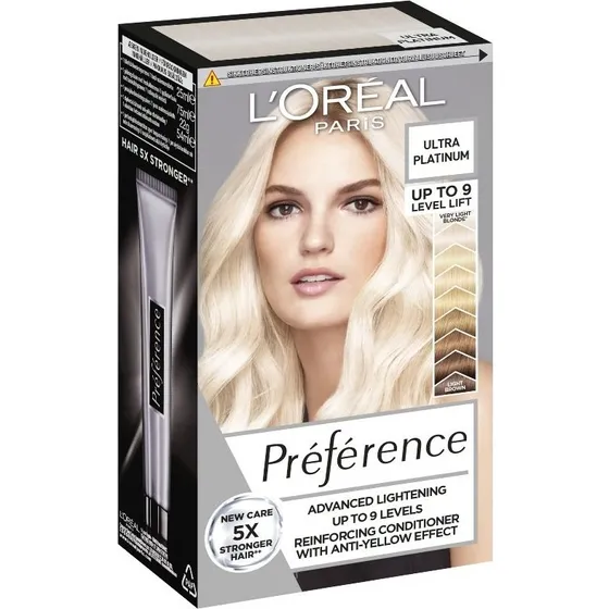 L'Oréal Paris Préférence Le Blonding 9L Ultra Platinum 180 ml