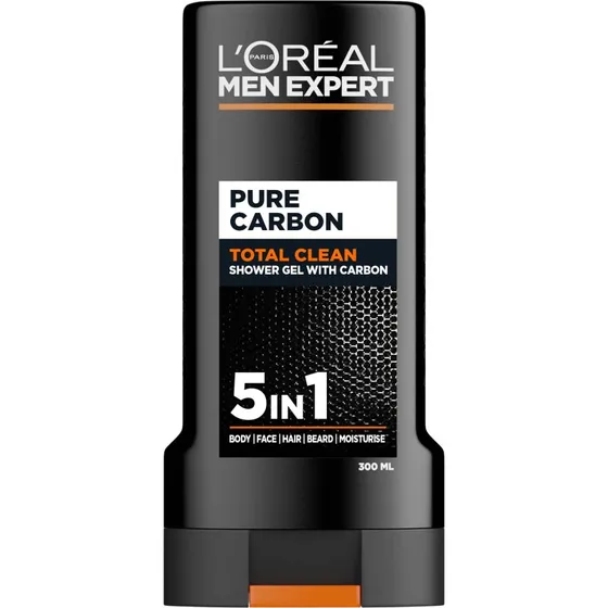 L'Oréal Paris Men Expert Pure Carbon Total Clean Shower Gel 300 ml
