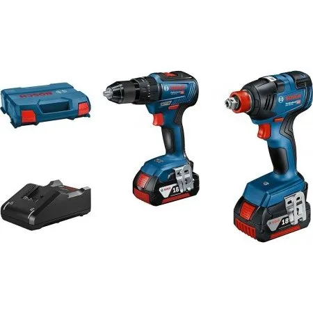 Bosch GDX/GSB 18 V boremaskine kit — 1.750 rpm, 350 Nm