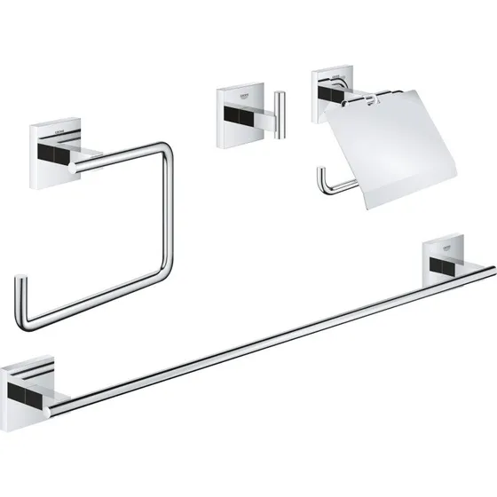 Grohe Start Cube badetilbehørssæt, krom