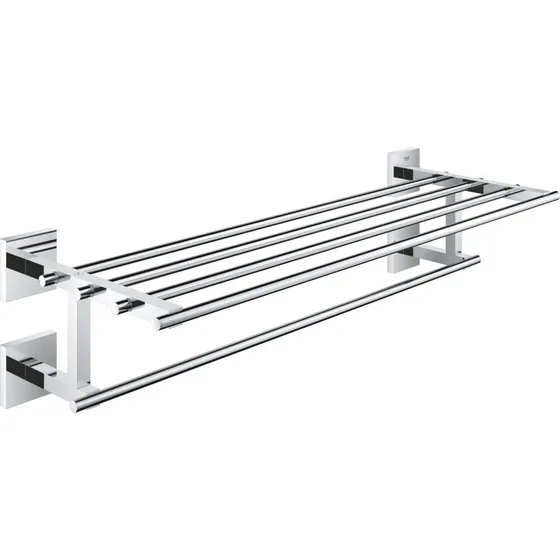 Grohe Start Cube håndklædestang med hylde, krom