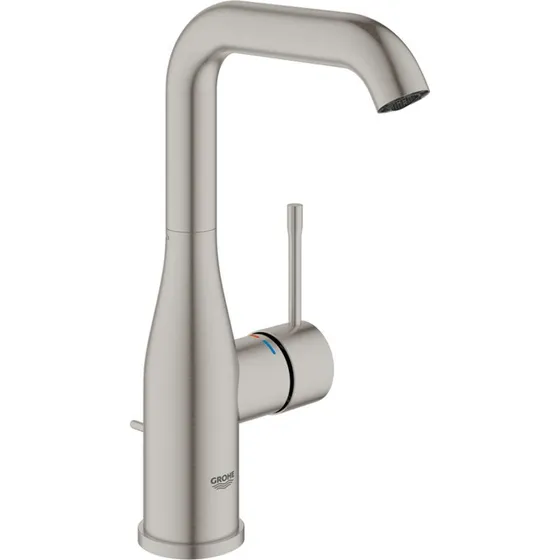 Grohe Essence håndvaskarmatur i stål - L-Size med bundventil