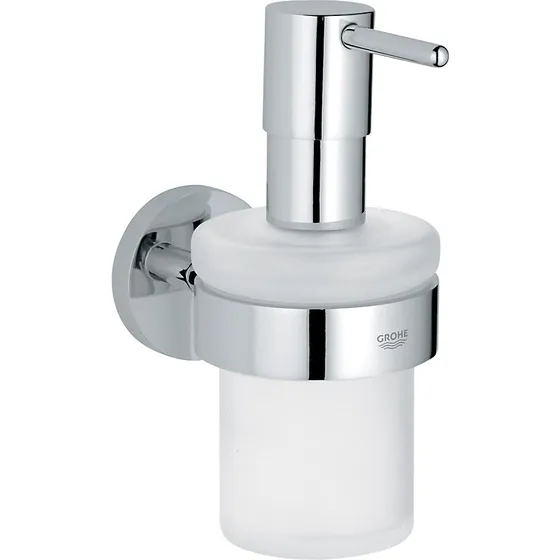 GROHE Essentials sæbedispenser med holder, krom