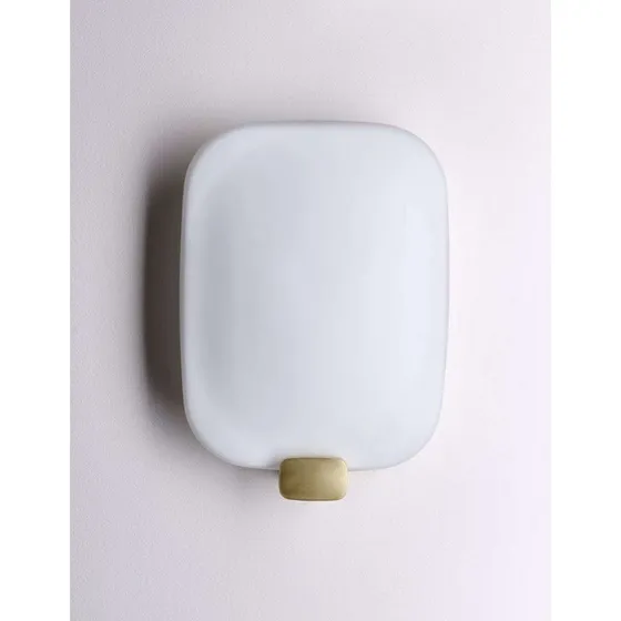 DCWéditions Light Me Tender M Væglampe Vertical Brass & Glas