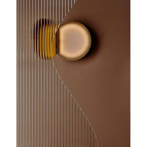 DCWéditions Poudrier Væglampe Brass - Messing