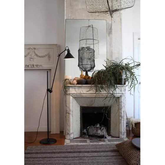 Lampe Gras 215 gulvlampe, sort