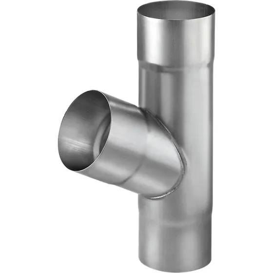 VM Zinc grenrør 76mm 72°, valsblank