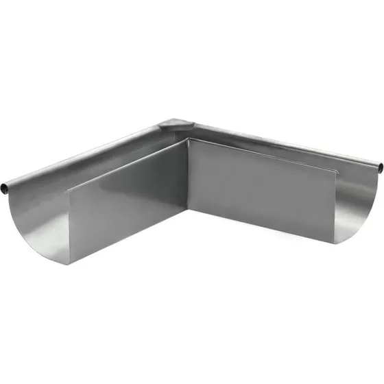 VMzinc udvendig gering nr. 13, 400 mm til kvartrund tagrende, zink