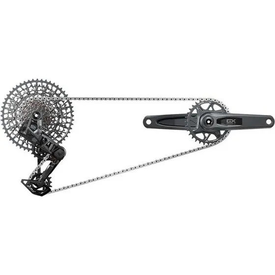 SRAM GX Eagle T-Type AXS geargruppe 165 mm