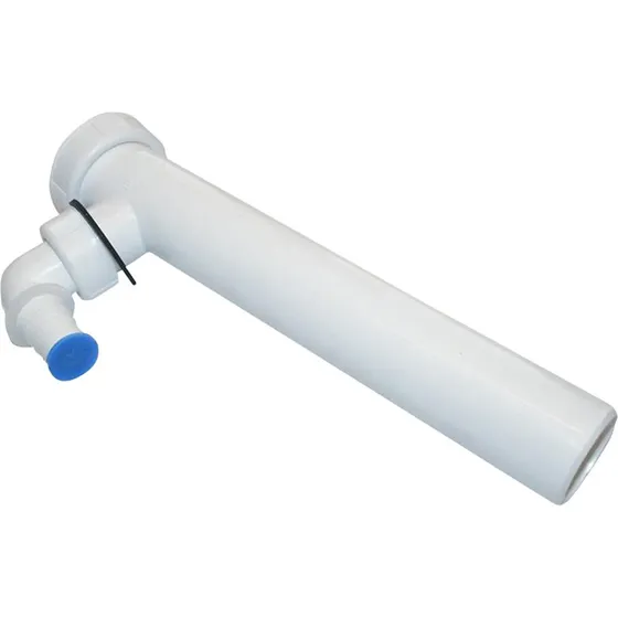 Dallmer PP tilslutningsrør Ø40 mm x 1.1/4'' med 3/4'' studs, hvid